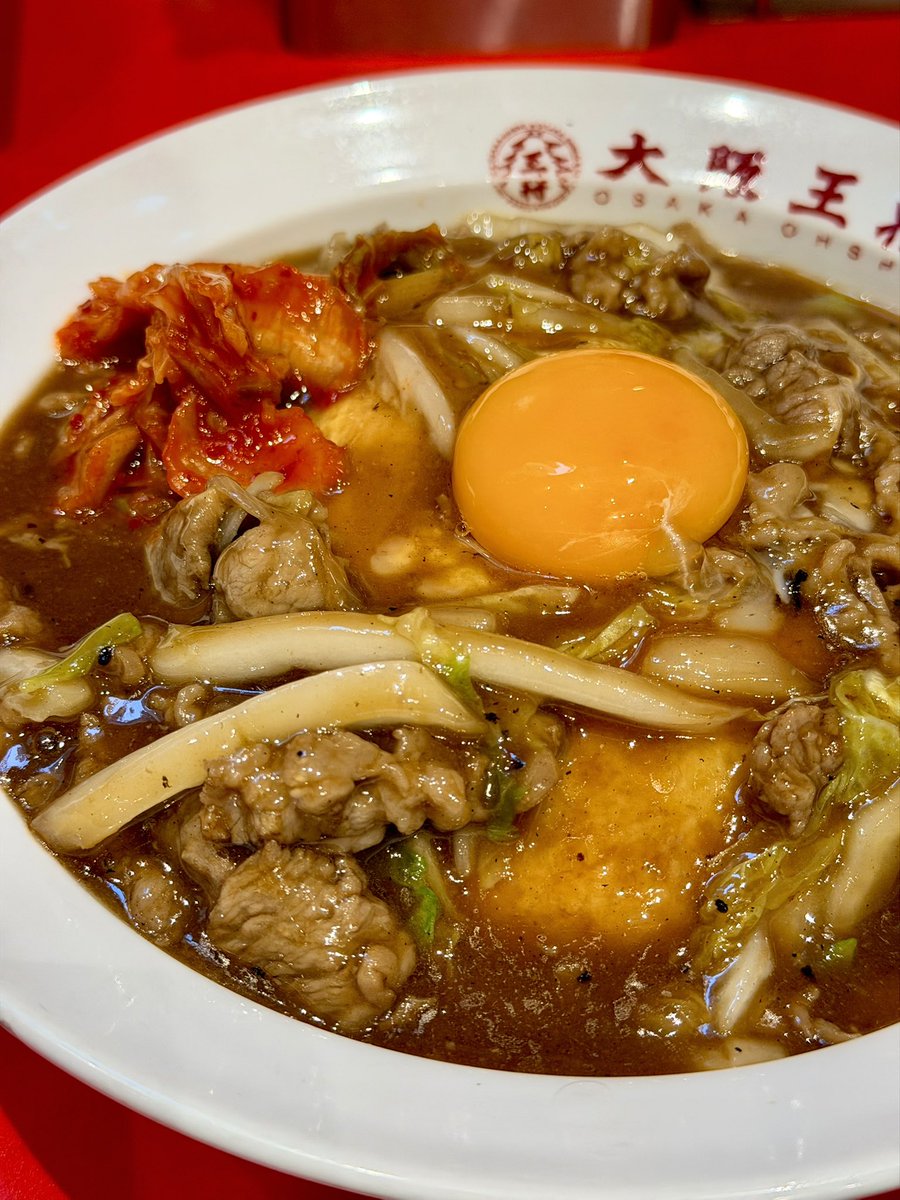 BuccoRoth's tweet photo. SUKIYAKIふわとろ天津飯だそうですけれども、大阪王将の天津飯は相変わらずわんぱくなボリュームである(*ﾟ∀ﾟ)=3 https://t.co/apjwaNBWCR