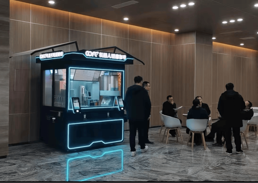 HerbertWoltyip's tweet photo. Tried the new smart coffee bar at the city center—custom brews ready in 30 sec, no line, pure vibe upgrade for busy mornings!， https://t.co/fzNthBT7T7