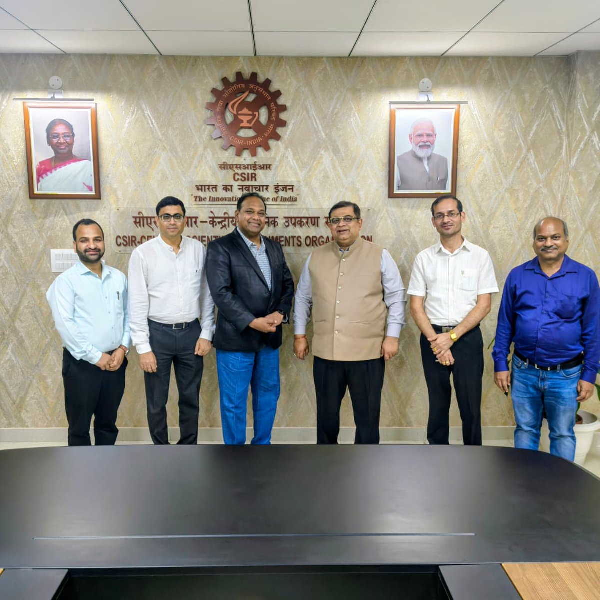 CSIR_CSIO's tweet photo. On 28 Sep 2026, CSIO hosted Prof. Chandan K. Sen, University of Pittsburgh, for a lecture on functional wound closure &amp; DFU recurrence. Dr. Ashu Rastogi, PGIMER Chandigarh, also joined the interaction. @CSIR_IND @dgcsirIndia https://t.co/jc8yVvWju5