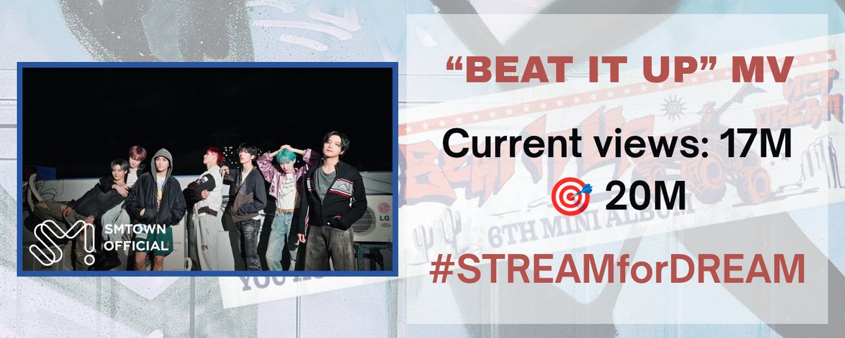7dreamtrends's tweet photo. ❗#NCTDREAM 6TH FULL ALBUM❗

While preparing, let's push 'BEAT IT UP' MV views to 20M before the announcement!

Use:
#STREAMforDREAM

Reply with your screenshot + link!

#런쥔 #RENJUN #제노 #JENO #해찬 #HAECHAN #재민 #JAEMIN #천러 #CHENLE #지성 #JISUNG #엔시티드림 https://t.co/mFtA2up9B7