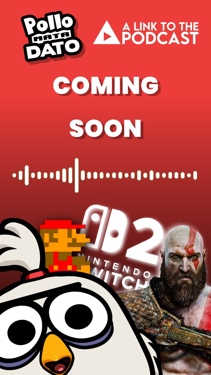 Nikotxan's tweet photo. POLLO MATA DATO se mete en un podcast.
Este viernes empieza nuestra colaboración con @LinkToPodcast 
Capítulos especiales solo en audio y el POLLO opinando sobre cosas que nadie le ha preguntado.
El Pollo: https://t.co/4VjgEXHiLp
El Link: https://t.co/9mSsa9lwfG https://t.co/AjcZPtMujT