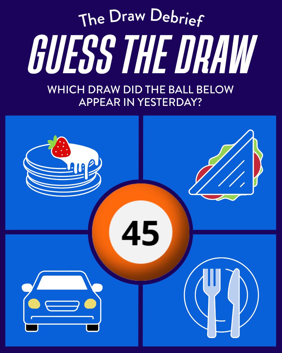 49sdraw's tweet photo. Think you know your stuff?
Answer this question and who knows...It may make an appearance today.
Answer in the comments๐
#Daniel49s #49sdraw #DrawDebrief https://t.co/15EleLl6Hp