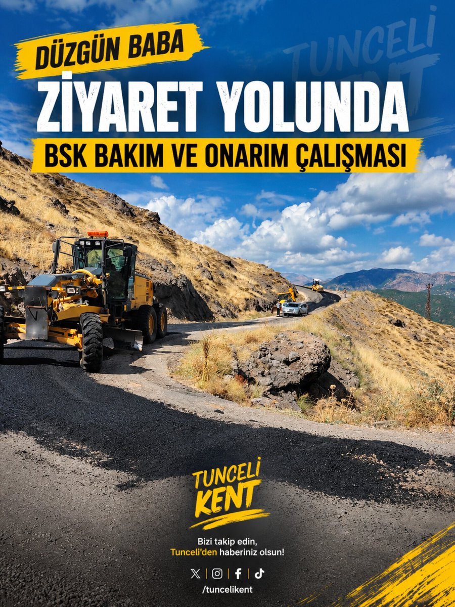 TunceliKent's tweet photo. DÜZGÜN BABA ZİYARET YOLUNDA BSK BAKIM VE ONARIM ÇALIŞMASI

Tunceli İl Özel İdaresi, kent genelinde yol bakım ve iyileştirme çalışmalarını sürdürüyor.

Bu kapsamda Düzgün Baba Ziyaret Yolu’nda Bitümlü Sıcak Karışım (BSK) bakım ve onarım çalışması gerçekleştiriliyor. Ekipler, güzergâhta ulaşım konforunu ve yol güvenliğini artırmak amacıyla iş makineleriyle sahada çalışmalarına devam ediyor.

Çalışmaların İl Özel İdaresinin kendi ekip ve imkânlarıyla yürütüldüğü belirtilirken, kent genelindeki yol bakım ve onarım faaliyetlerinin program dâhilinde devam edeceği bildirildi.

#tunceli #tuncelihaber #tuncelikent #düzgünbaba