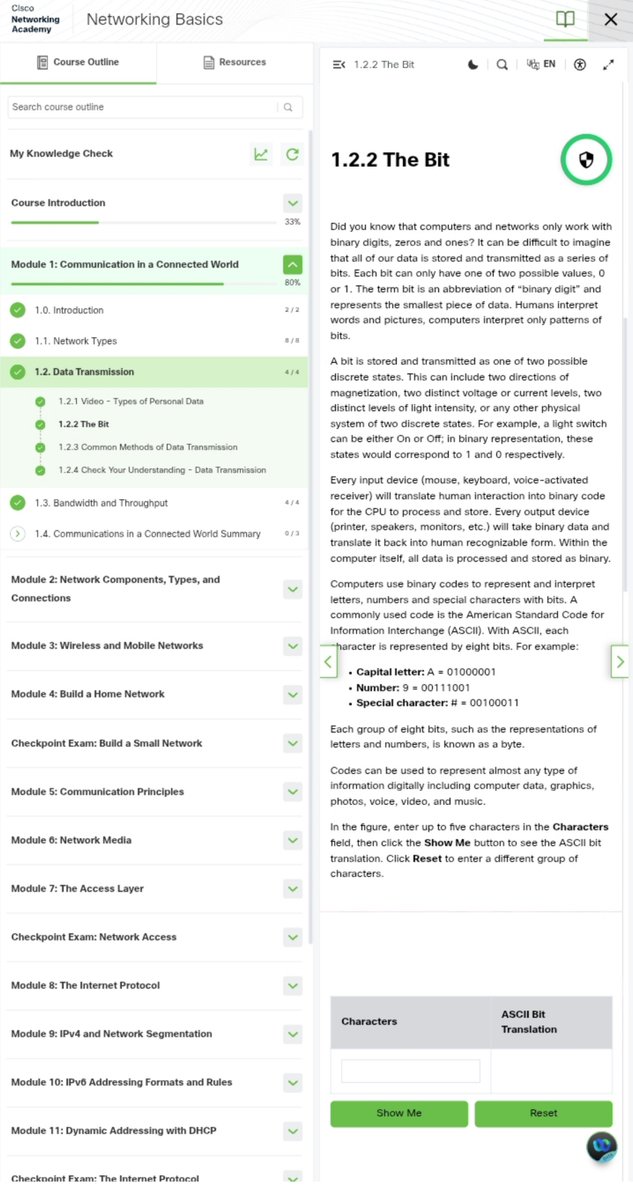 RaifuMutmohinat's tweet photo. Day 9/60
~Completed Module 1 (Communication in a Connected World) in Cisco Networking Academy
~Learnt about the Network Types and Data Transmission
~Also Bandwidth and Throughput.
#60DaysofCyberForge https://t.co/8acF4aEW1f