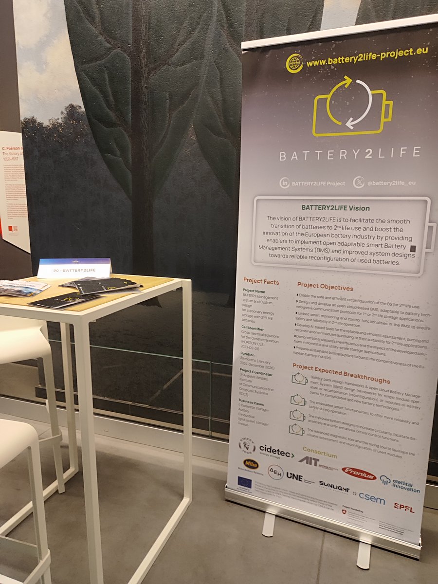 ISENSE_GROUP's tweet photo. #HappeningNow at Connecting Europe Days 2026 #CED2026 in Brussels! @ISENSE_GROUP representng @ELABORATOR_EU @CHORUS_HORIZON @battery2life_eu and #HIDDENPROJECT at the event's exhibition! 
@Transport_EU @cinea_eu #HorizonEurope #EUResearch https://t.co/oSpR4eQNFg
