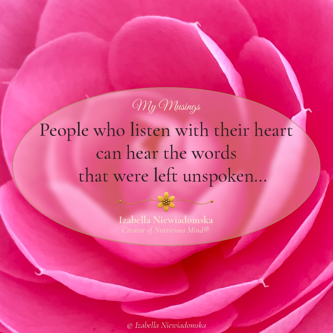 NutritiousMind's tweet photo. @gary_hensel Ohh… this is so beautiful, Gary. And so true. ❤️ 

There is something very special about the people who notice what we don’t say, not only what we do.  

The ones who can see beyond the smile 
and hear beyond the words… 
those are precious souls in our lives.❤️ https://t.co/64f0HfjXzD