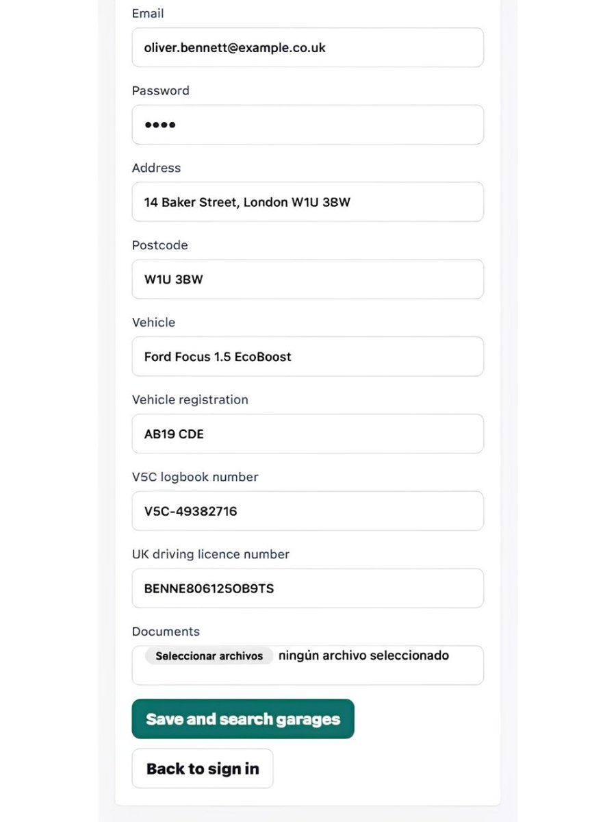 QARAutomotive's tweet photo. The working interface is built to get your car back on the road faster than ever:
🌐 Instant Garage Profiles: See set average costs for engine or bodywork before booking.
🗂 Digital Vehicle Passport: Stores your technical specs once so you can send requests in one click. (2/3) https://t.co/zynx4rnUXt