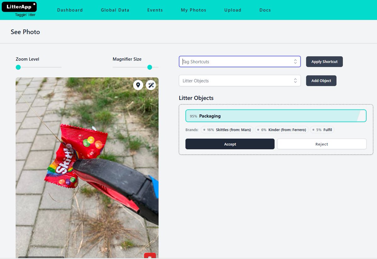 LitterApp_NET's tweet photo. Now live: LitterBot.
We are working on the litterbot again,
So as of today, if you upload a photo, you can still use your own preferred way of tagging the litter, but you can also use the suggestions of LitterBot,
Or select a better option first and the accept those.
Nice!!! https://t.co/a9yPWVQgum