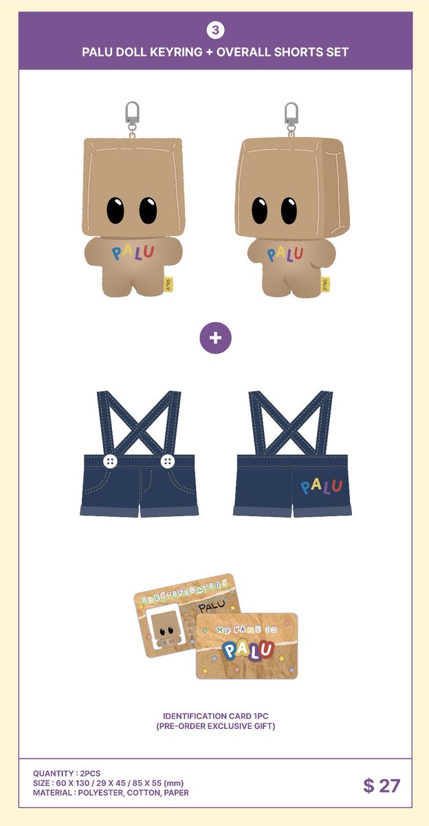 SOULFUL_ID's tweet photo. [NEWS] BApal announces PALU 1st DROP.

PRE-ORDER PERIOD:
Sep 28th-Oct 12th

PRE-ORDER BONUS:
PALU ID CARD (Set only)

PRE-ORDER HERE:
https://t.co/Rclyl007xn

DELIVERY:
Starts Nov 17th https://t.co/PprZNrdthB