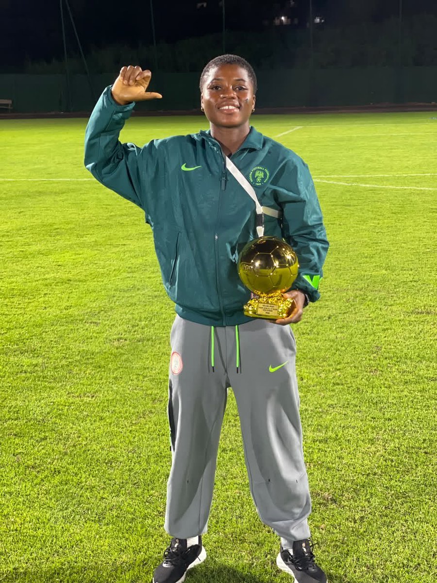 herlosport's tweet photo. 🇳🇬🚨SUPER FALCONS CALL UP!

Oluwakemi Adegbuyi’s rise keeps gathering pace.🥹👏🏾

After conquering the WAFU-B U-17 Girls Cup, the 16-year-old forward has now earned a Super Falcons call-up for the LA 2028 Olympics qualifiers against Comoros!! 

Another big step, another chance to show what she’s made of👏🏾