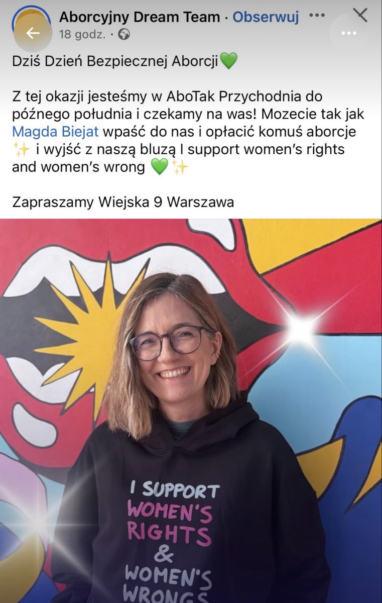Papaweryna_'s tweet photo. Jestem za prawem do aborcji. Absolutnie. Ale mam coraz większy problem z tym, jak próbuje się o niej mówić.

Rozumiem założenie @MagdaBiejat —chcecie odczarować aborcję. Sprawić, żeby nie była tabu a kobieta nie czuła wstydu ani winy. Więc robicie ją lekką, bezkonfliktową i zwyczajną. Niemal jak szybka kawka: wpadasz, wypijasz i wychodzisz z bluzą.

Tylko że aborcja nie jest i nigdy nie będzie „piciem kawki”. 
Za tymi lekkimi hasłami są kobiety, dla których aborcja była jednym z najtrudniejszych doświadczeń w życiu.
Nie wolno wymagać od kobiety ani cierpienia po aborcji, ani radości z niej. Nie wolno jej też odbierać prawa do tego, żeby to było dla niej zajebiście trudne.
Można walczyć o to, żeby aborcja była legalna, dostępna i traktowana jak świadczenie medyczne, bez robienia z niej wesołego eventu.

Bo jest różnica między normalizowaniem a banalizowaniem.
I właśnie tę różnicę tutaj koncertowo gubicie, bo wychodzi coś odwrotnego. Dajecie przeciwnikom prawa do aborcji dokładnie taki obraz, jakiego potrzebują: aborcja jako coś tak błahego, że można ją „opłacić komuś” przy okazji wizyty i wyjść z pamiątkową bluzą.
Ot, epizod w życiu. 

Normalizacja nie wymaga infantylizacji. Prawo do aborcji nie wymaga udawania, że aborcja nic nie waży. Bo waży naprawdę dużo.
