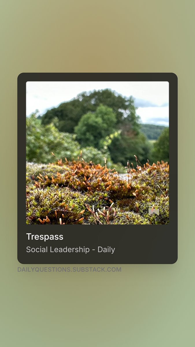 julianstodd's tweet photo. Social Leadership is held as motion - walking through the landscape, not standing on the hill looking out. And it carries an obligation to trespass: to cross boundaries, to carry across, to listen across.

Not all trespass is bad. Some is an obligation.

https://t.co/OMOb7XHdM3 https://t.co/7YpTGQv161