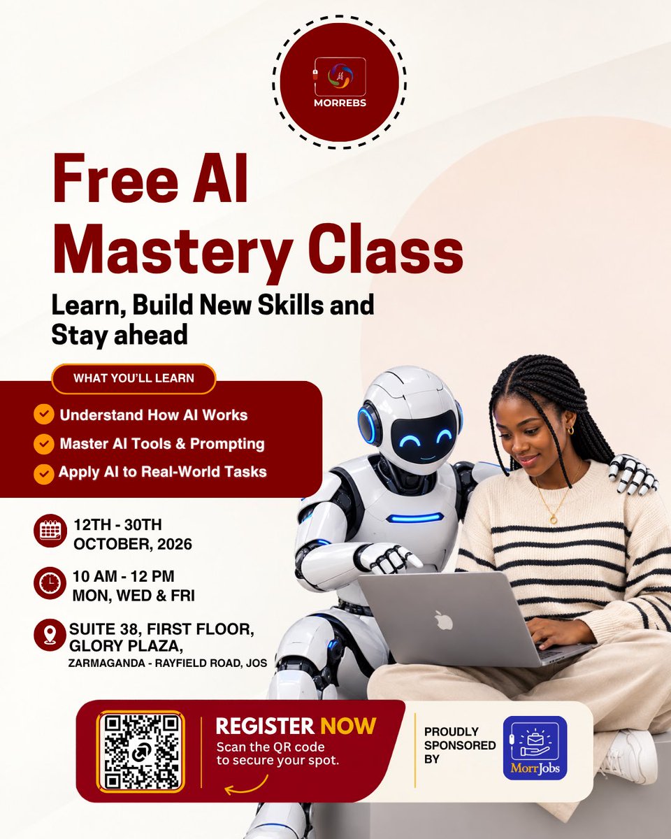 morrebs's tweet photo. Don’t Let the AI Revolution Leave You Behind

While others are learning how to use AI to work smarter, create better opportunities, and stay ahead, those without AI skills risk being left behind in a rapidly changing world. https://t.co/W8BGiB59v7