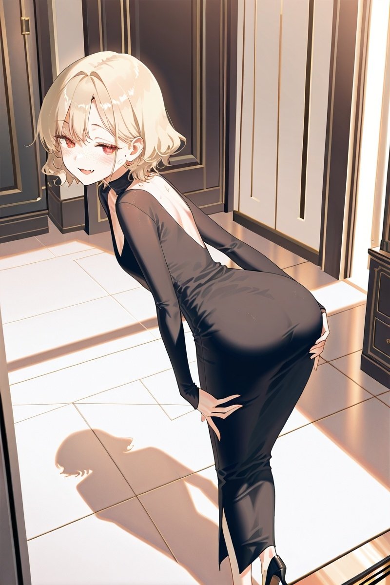 filthyAIcasual's tweet photo. Nikki likes trying on new outfits, especially ones that showcase her petite assets ~🤤
#brat #dress #petite https://t.co/SDbSjv77ZU