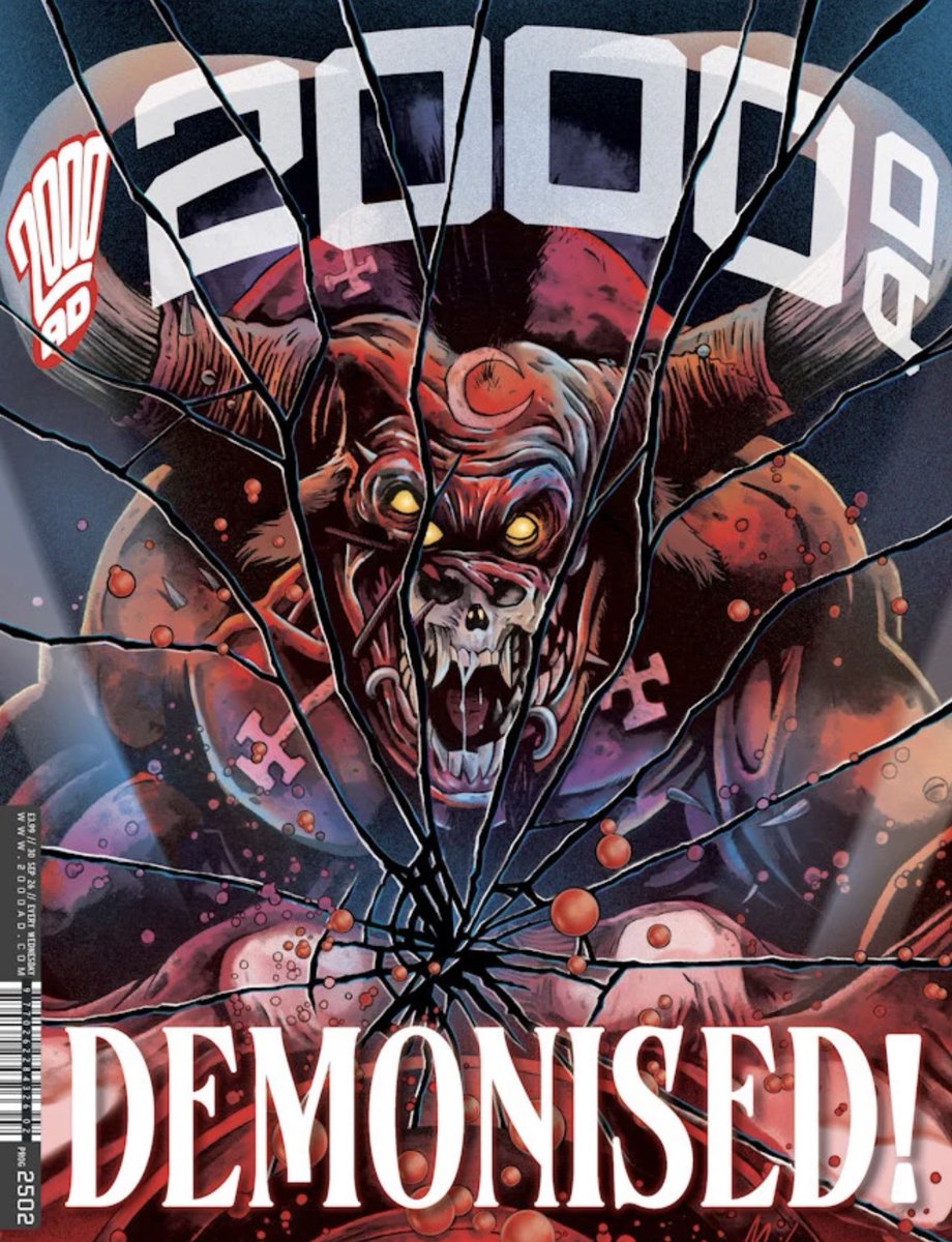 davidmbarnett's tweet photo. We only got a HERNE &amp; SHUCK cover on this week's 2000AD! Part three of STORMING THE STONE written by me, art by Lee Milmore (who also did the cracking Moloch cover), colours Quinton Winter, letters Annie Parkhouse. Out Wednesday. https://t.co/mFJcTvfugp
