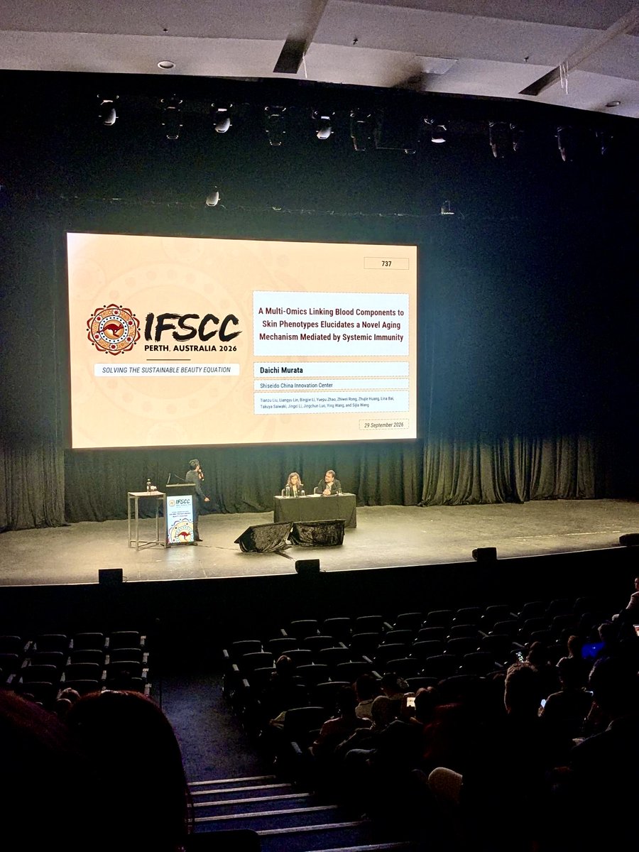 SCCJ234000's tweet photo. 今日からサイエンスプログラムが始まりました!参加者は1200人以上。
ここから3日間に渡り、さまざまな発表が目白押しです。
すでにいくつも興味深い研究報告が✨
#SCCJ #theascc #iftcc2026 #ifscc https://t.co/CmaNfrhjl1