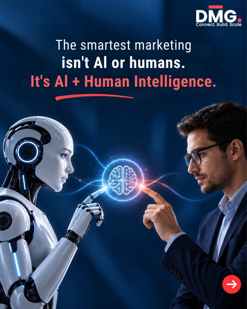 DigitalMar72564's tweet photo. At DMG, we bring technology and human judgement together to create purposeful campaigns that deliver real business value.
Ready for a smarter way of doing business?
📞 Call/WhatsApp: +91 9491604950
#AIMarketing  #DigitalMarketing #DigitalStrategy #MarketingInnovation https://t.co/dnPx713kRG