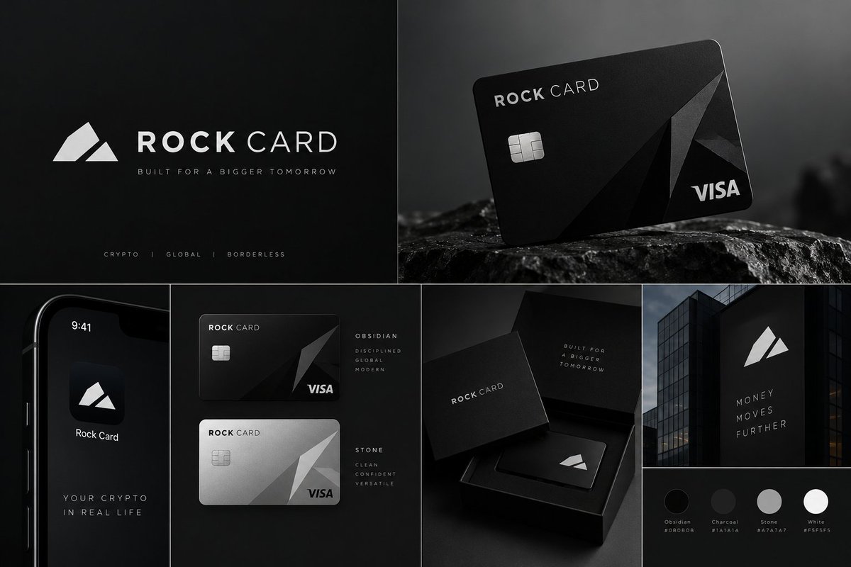 RockCard_EN's tweet photo. Introducing the Rock Card, turning on-chain assets into everyday purchasing power worldwide.

Waitlist opening shortly. 
Turn notifications on. 🔔
#cryptocard https://t.co/Zlt67qTWLa