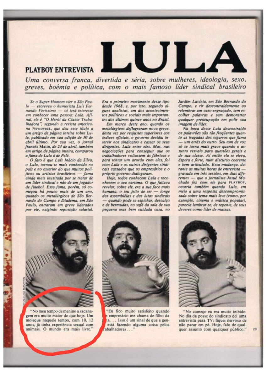 ClaudeLuca_'s tweet photo. Esse é o Lula! 🤮 https://t.co/gLJQALjGQE