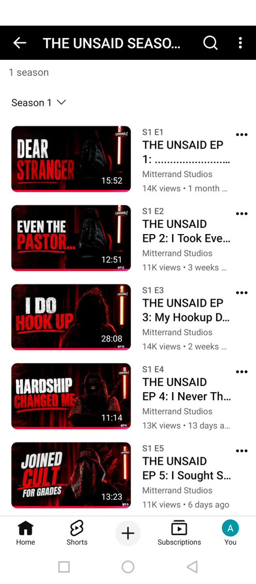 _JewelofGod's tweet photo. If you missed the previous episodes, worry less, here for you. 

*Search Mitterrand Studios on YouTube 
* Go to playlist 
* Choose either of de 2 running shows &amp; watch all the episodes u missed 

ANTICIPATE UNSAID PART 6
OHENEBA THE ICON

#DennisOhenebaMitterrand
#OhenebaXUnsaid https://t.co/59pJ8iIXUb