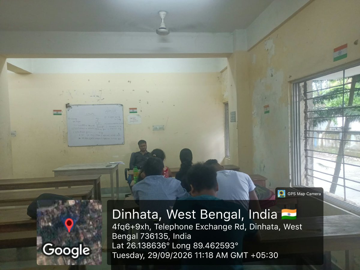 DinhataO's tweet photo. 📚✨ Today’s Class at Dinhata Govt. ITI!
A day full of learning, practical skills, teamwork, and new experiences. 🔧💡
Every class is another step toward building a brighter and skilled future! 🚀
#DinhataGovtITI #ITI #SkillDevelopment #Learning #PracticalTraining #StudentLif https://t.co/z8oHRpAo07