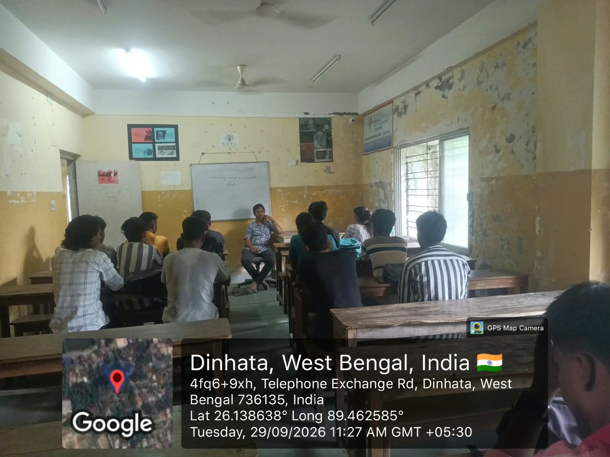 DinhataO's tweet photo. 📚✨ Today’s Class at Dinhata Govt. ITI!
A day full of learning, practical skills, teamwork, and new experiences. 🔧💡
Every class is another step toward building a brighter and skilled future! 🚀
#DinhataGovtITI #ITI #SkillDevelopment #Learning #PracticalTraining #StudentLif https://t.co/z8oHRpAo07