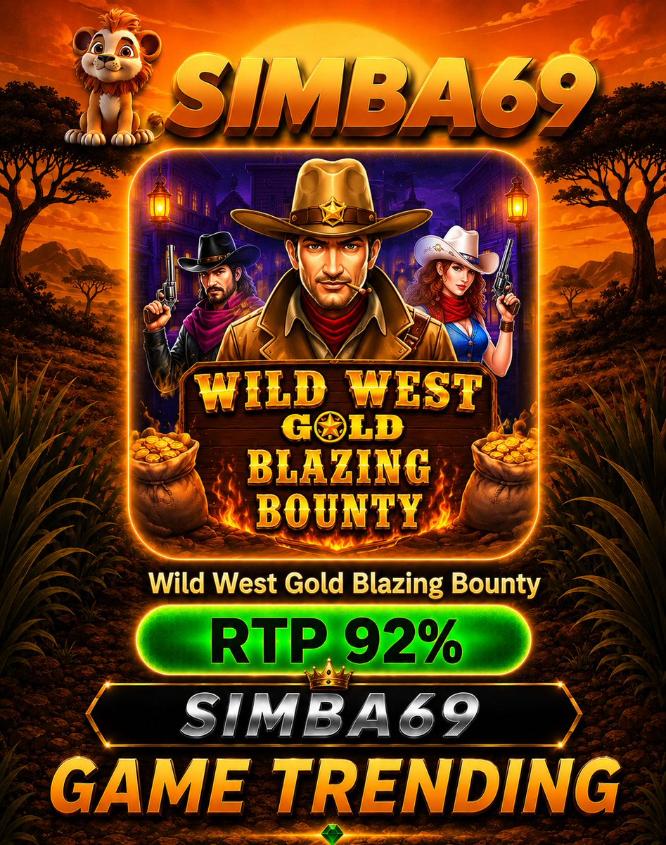 simba69_alter's tweet photo. 🤠🔥 Wild West Gold Blazing Bounty hadir dengan nuansa western yang penuh aksi dan atmosfer petualangan! 🌵✨ Karakter koboi, suasana kota klasik, dan detail visual yang penuh warna memberikan tampilan khas bersama SIMBA69. 🦁🎮 https://t.co/RqV08FIroL