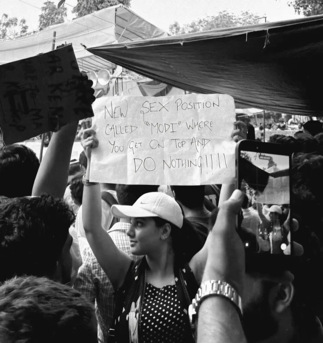 AswinTvm3's tweet photo. Gen Z protesters and their posters are absolute fire 😂🔥 https://t.co/q6WoBc8ele