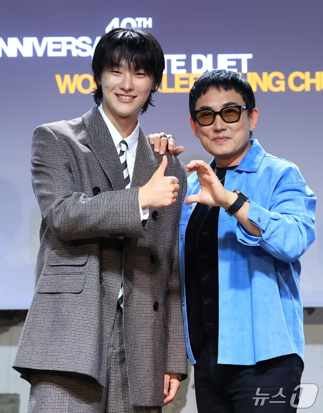 News1Kr's tweet photo. 이승철 "우즈 돌아가신 父, 저와 동갑… 아버지라고 불러" 
#뉴스1 #WOODZ #이승철 
https://t.co/trwFjOvxqM https://t.co/PMqe1ngHVm