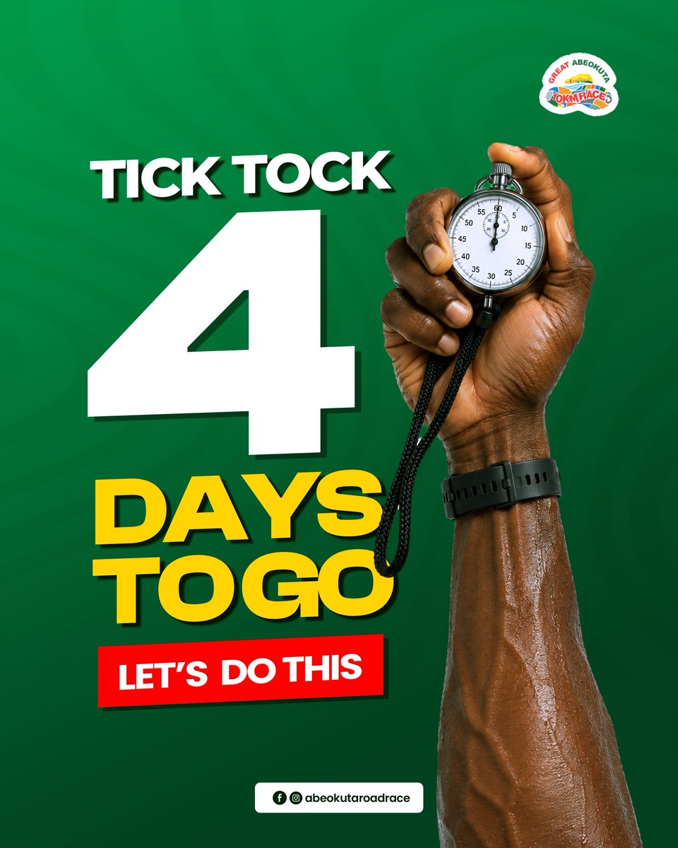 CONkinghoodboi's tweet photo. You snooze, you lose, everyone is a winner at this year's edition of #Abeokuta10KmRace. 
By Nigeria 
In Nigeria 
...and for Nigerians https://t.co/kQQerMT0Gt