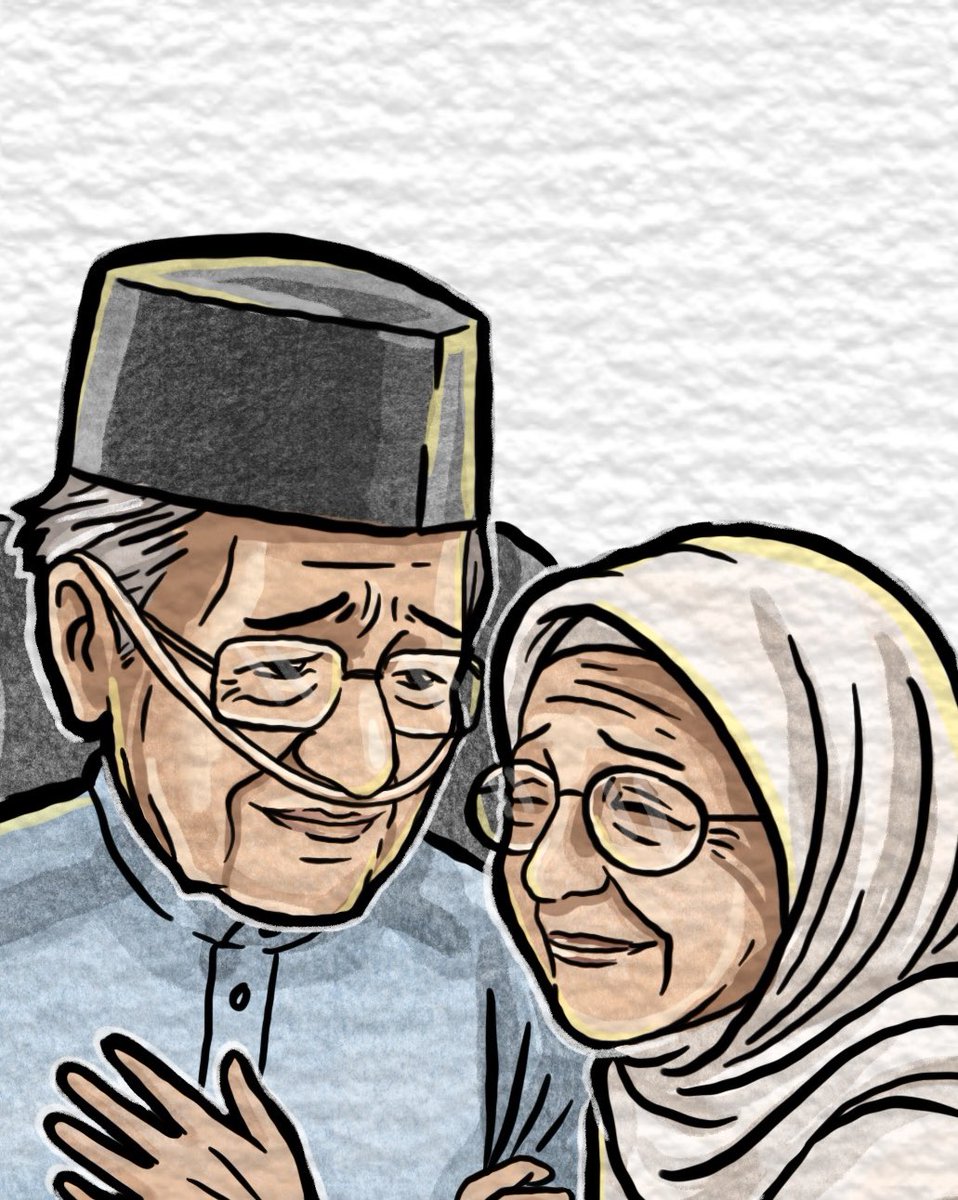 itsteme's tweet photo. Penyatuan dua hati yang membangunkan sebuah negara. Berpisah buat sementara, moga ketemu semula di syurga.

Selamat jalan ke negeri abadi, bonda permata negara, Allahyarhamah Tun Dr. Siti Hasmah Binti Mohamad Ali. 

Semoga Allah mengampunkan segala dosa, menerima segala amal, melimpahkan rahmat-Nya, dan menempatkan beliau dalam kalangan insan yang beruntung di sisi Allah.

Takziah buat Tun Dr. Mahathir Bin Mohamad & keluarga.
