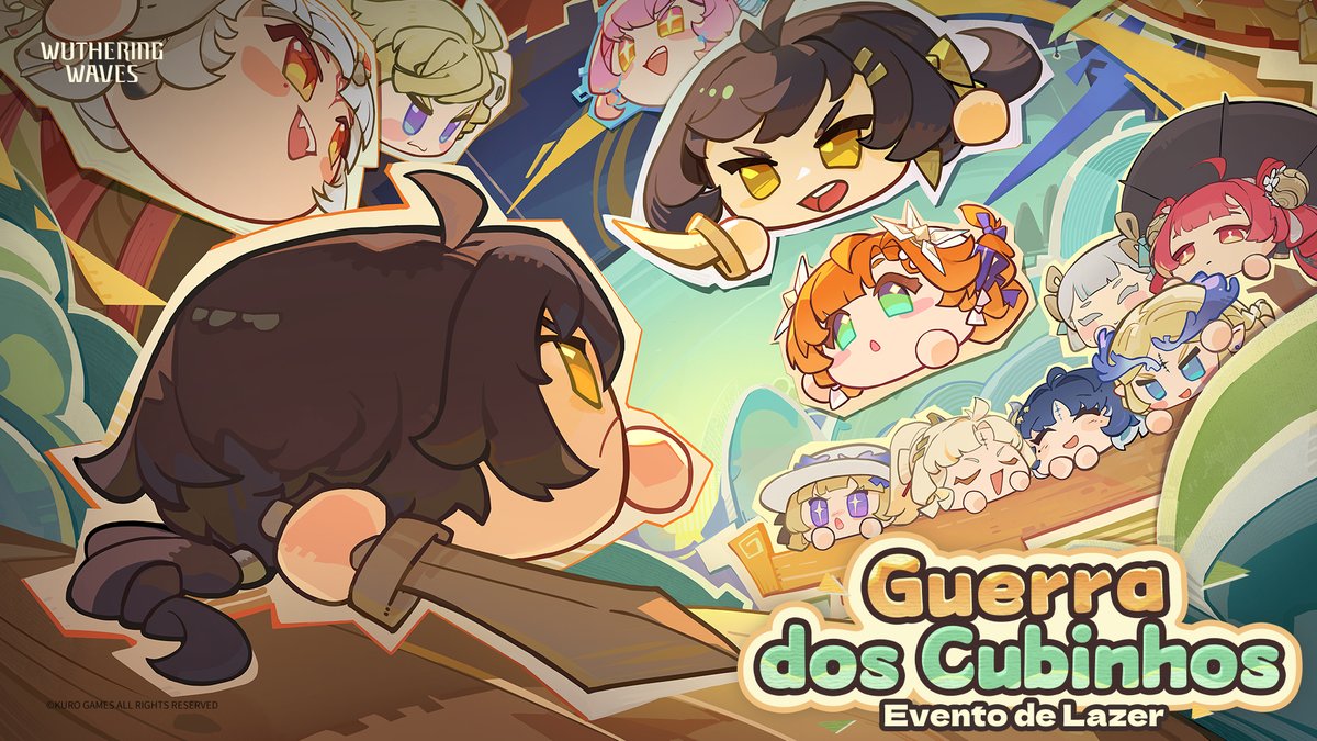 WW_BR_Official_'s tweet photo. Prévia do evento | Evento de Lazer ''Guerra dos Cubinhos'' chega em breve!

✦Duração✦
Após a atualização da versão 3.7 - 11/11/2026 às 11:59 (horário do servidor)

✦Recompensas✦
Astrita x1200, Emblema do Evento ''Momento no Palco'', Avatar do Evento ''Bênção do Wooly'', Modificadores, Afinador Premium, Tubo Selado (Premium), Poção de Ressonância Exclusiva, Núcleo de Energia Exclusivo, Flor dos Sentimentos, Crédito de Conchas, além de outros materiais de desenvolvimento.

✦Clique no link para obter mais informações: https://t.co/ubAJRfB1y8

#WutheringWaves #WutheringWavesBR