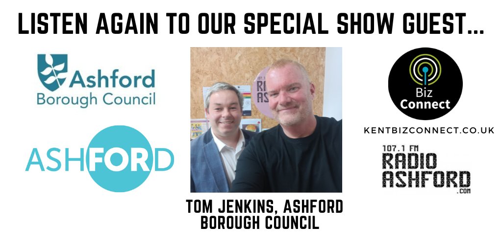 kent_biz's tweet photo. LATEST SHOW: Listen again to our special radio show guest; Tom Jenkins Economic Development Manager at Ashford Borough Council @AshfordFor. #Kent #Business #Ashford #Grants #Support #kentbizconnect https://t.co/cC5DFceG6v