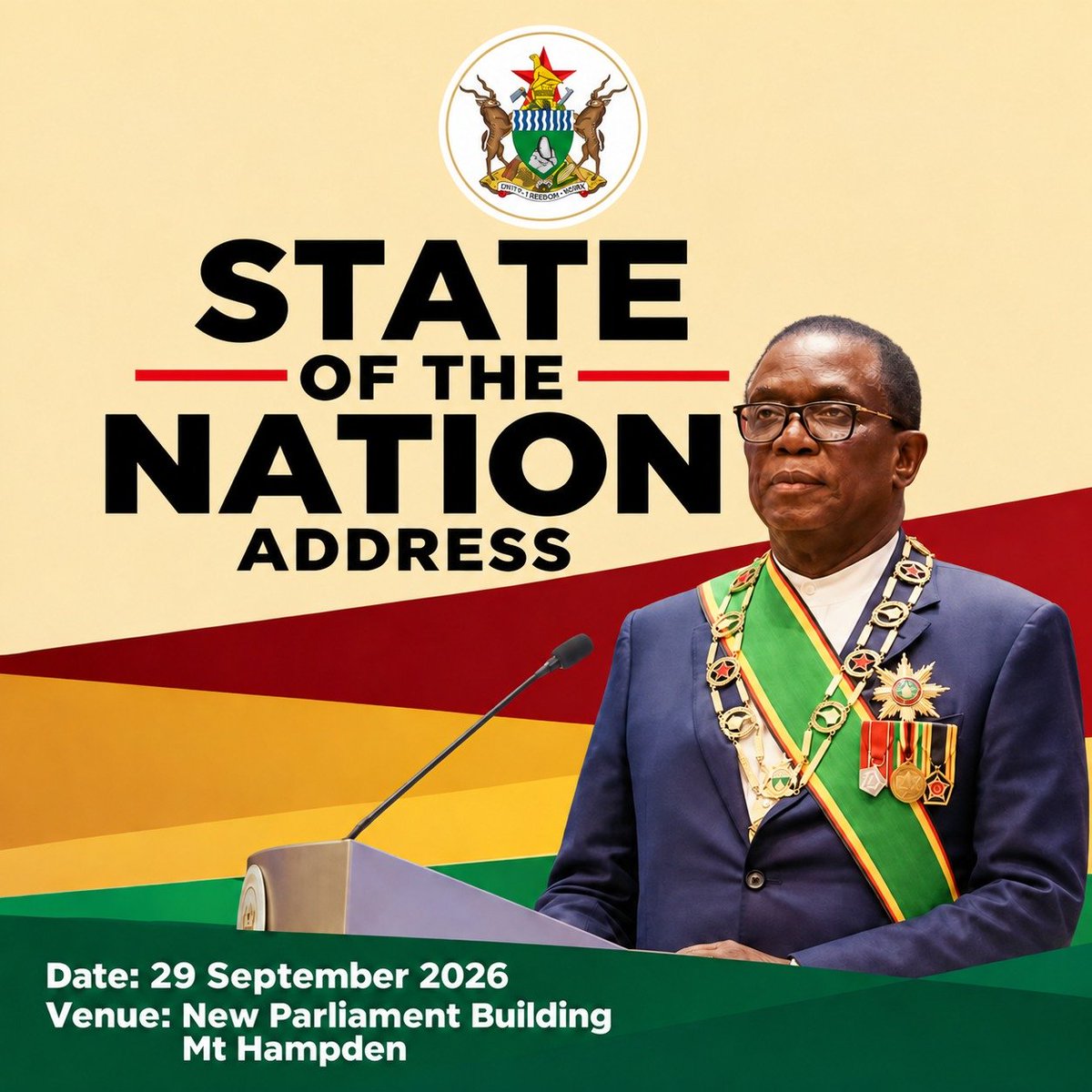 vaMamoyo2's tweet photo. Three Hours To Go!!
#SONA2026 https://t.co/eUw6TQ5xbN