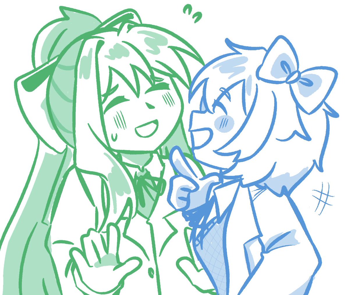 SayonikaDaily_'s tweet photo. Day 2.
‘The club meeting was a success today, ahaha~’ -💚

#Sayonika #Ddlc https://t.co/gkHZnBR3o8
