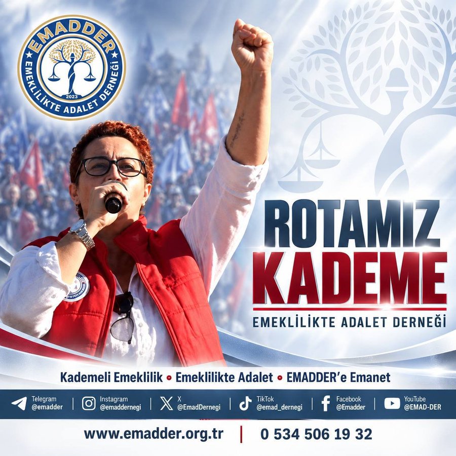 rakin_0637's tweet photo. @EMAD_ist @mihribanugurluu @RTErdogan Sosyal güvenlik sadece bütçe değil vicdan meselesidir. 9.000 gün prim ödemiş emekçiyi yok saymak sürdürülebilir değildir.
@EmadDernegi
#KademeliEmeklilik
👇👇👇 👇👇👇
#KademeYasalaşsın https://t.co/O8lYAYiEkj