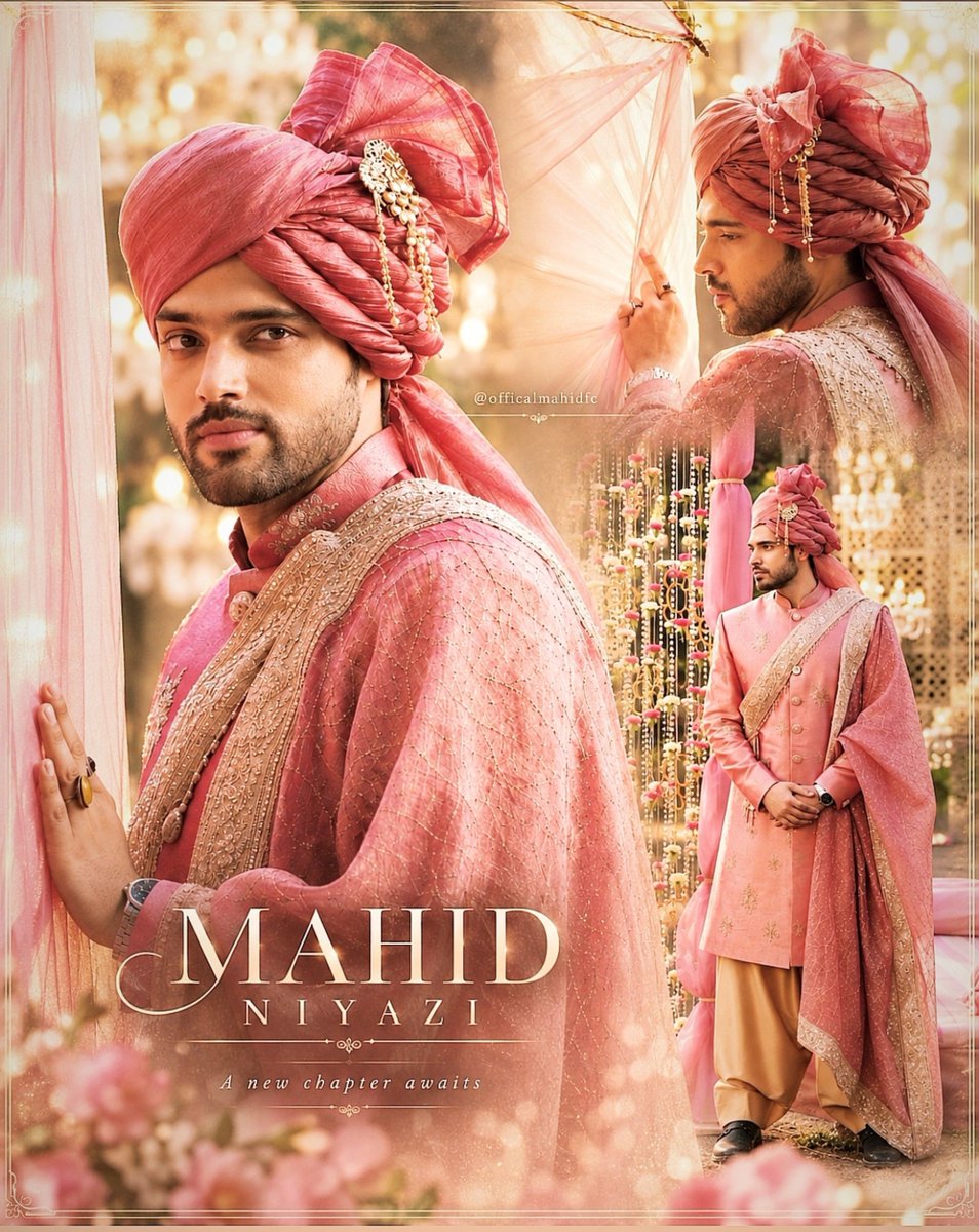 TeamMahidniyazi's tweet photo. And our groom is here. 🤍✨ Mahid Niyazi looking every bit like the groom we’ve been waiting to see. The elegance, the charm, the whole look - simply immaculate. 🌹
#MahidNiyazi #ParthSamthaan #Seherhonekohai https://t.co/HkxCPM22qQ