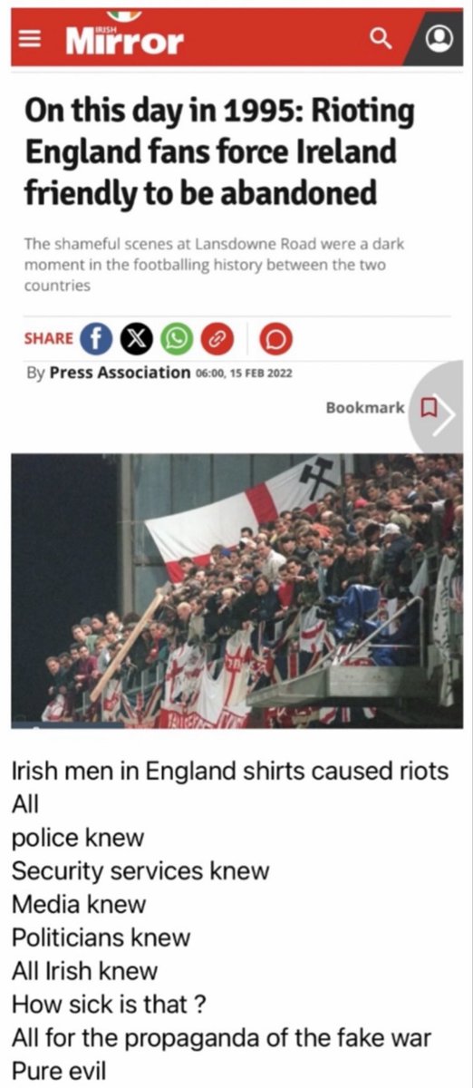 tony000000000's tweet photo. @TrevorJukes1 @koshercockney Irish are the deep state mafia gatekeepers for the globalist Vatican Mossad Jesuit MI6 CIA always portrayed as the good guys fighting the system a Trojan horse infiltrated fighting the bad guys 😂 media Hollywood propaganda the Irish Isreal Fotball psyop was no accident planned https://t.co/cbJlcRNImZ