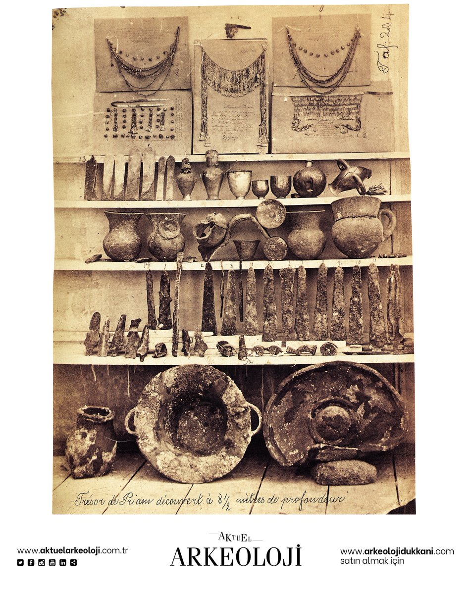 AktuelArkeoloji's tweet photo. Hazine A ya da Priamos Hazinesi’nin ilk fotoğrafı.

Aktüel Arkeoloji Dergisi 112. Sayı “Troya Mitten Gerçeğe”

✍️ Rüstem Aslan – Arkeolojinin Kader Tepesi: Troya

🌐 https://t.co/BrPEg82uw1

➡ https://t.co/IUw71UKgrL https://t.co/0LIOvE0UyA