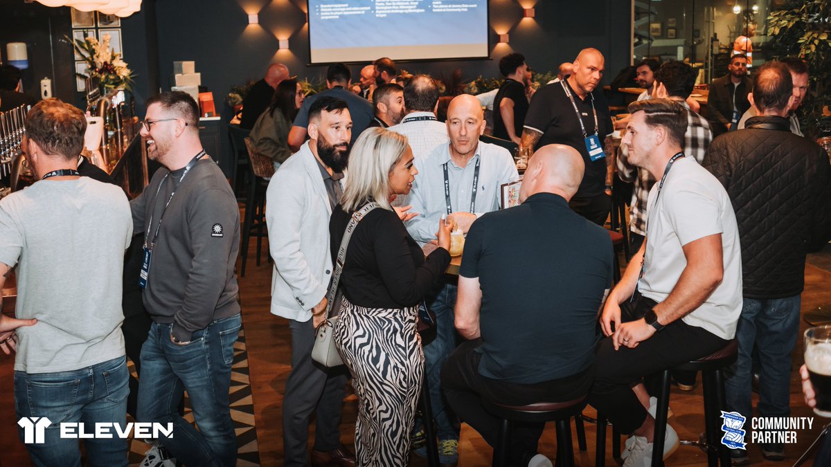 BCFC_Foundation's tweet photo. A throwback to last week, when our Birmingham City FC Foundation Community Partners came together at All Bar One for an evening of networking, new connections and a cocktail-making class. 🍸

A huge thank you to @BCFC and to @ElevenSports for your continued support and for helping us provide vital opportunities and support for young people and families across Birmingham.

Here’s to more great partnerships and plenty more to come!