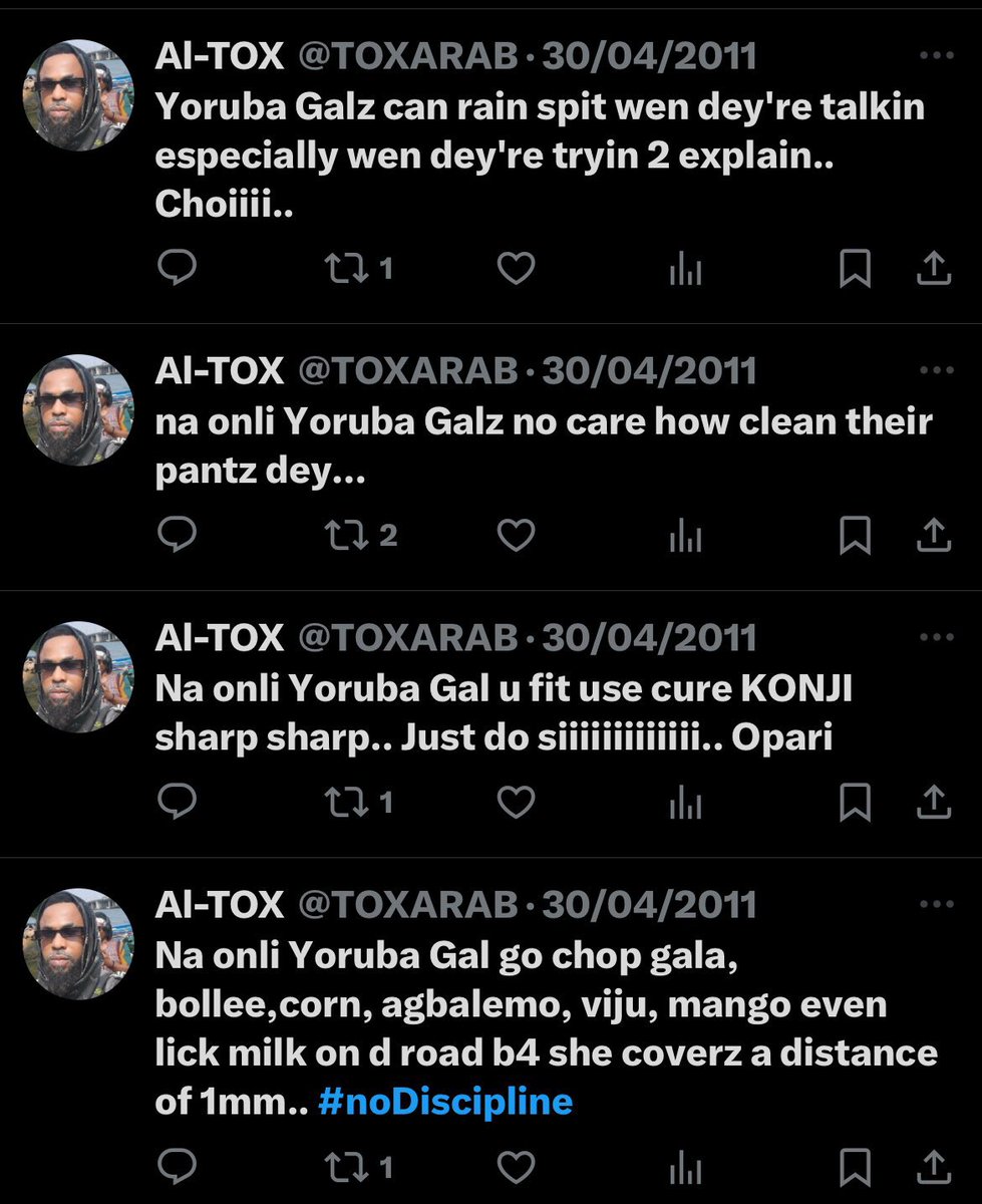 NoNonsensezone's tweet photo. AS A YORUBA PERSON JUST READ THROUGH THIS TWEET THREAD 

“ CHECK THE DATES ON THE TWEETS “

This is how it used to be on Twitter: “ everyday Yoruba denigration 

Now they are crying that “ Yorubas used to be tolerant “? 

Because Yorubas stopped taking the disrespect from them. https://t.co/tvOX1zK9Z5