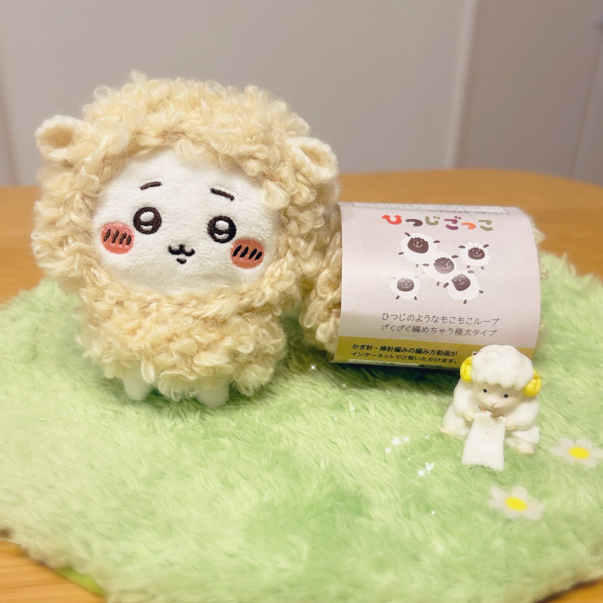 chii_roro's tweet photo. ひつじごっこという毛糸で編みました🧶
編むだけで羊になれちゃう
すごい!!🐏🐑✨✨
#ちいかぎ針編み https://t.co/zRELhGsNIi