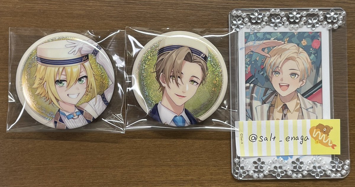 salt_enaga's tweet photo. 【交換】 にじさんじ 缶バッジ ビスケット

譲 ▶︎ 写真1-2枚目

求 ▶︎ 同種3枚目の方

郵送交換希望
おひとつからでも⭕️
お気軽にお声掛けください https://t.co/rl5De6Kpj1