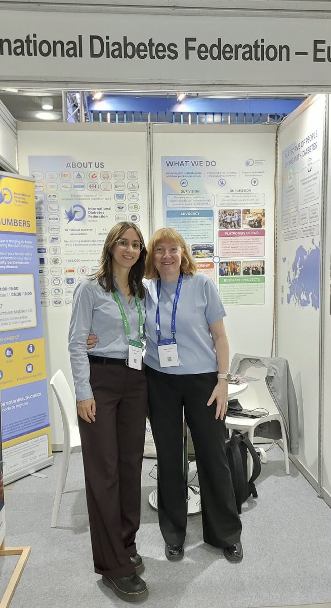 IDFEuropeBXL's tweet photo. ๐ Attending #EASD2026?
๐ Drop by our booth in the Community Plaza, get a health check at our Mobile Unit and don't miss our symposium on Thursday at 10:30 in the Oslo Hall!
#ScreeningWeek #KnowYourNumbers https://t.co/zF2AUzl4On