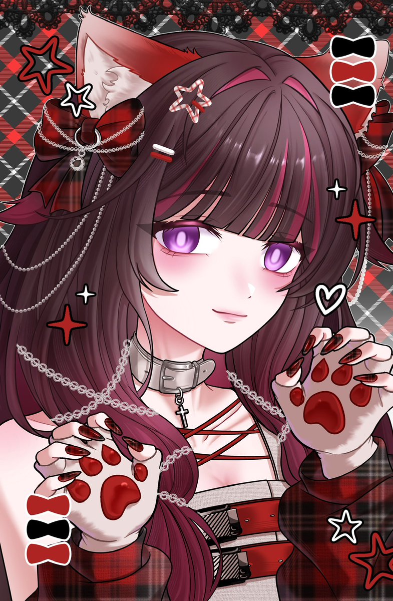 cutemangmang's tweet photo. #原神 #GenshinImpact #Columbina 
❤️🖤❤️ https://t.co/ocFgYps2Qy
