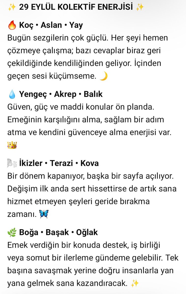 astrolivaa's tweet photo. Etkileşim bırakan takipçilerime niyetlidir 🧚‍♀️❤️
""Bu içerik eğlence ve farkındalık amaçlıdır. Gerçek kararlarınız için tek başına referans alınmamalıdır.
#viral #29eylül #keşfet  #tarot #astroloji https://t.co/WWuWQKU9z4