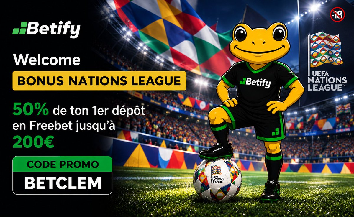 BetClem_'s tweet photo. 🎁 JEU CONCOURS 🎁 LIGUE DES NATIONS 🇪🇺🏆

POUR PARTICIPER 👇
1️⃣ Trouvez le nombre de buts des 4 matchs du jour (CF image).
2️⃣ Trouve un buteur.
Exemple :  11 buts + 🏴󠁧󠁢󠁥󠁮󠁧󠁿 H. Kane  
👉 RT ♻️/♥️
👉 Follow @BetClem_

2x10€ EN CASH À REMPORTER ! 💸

Une seule réponse acceptée par personne jusqu'à ce soir 20h45 🕘

Pour parier sur les matchs ce soir profite de 50% de ton 1er dépôt offerts en freebets jusqu'à 200€ +20€ en cash 🎁👇
https://t.co/yTDWeM6veJ

👉 Si plusieurs bonnes réponses TAS comme d'habitude.
#TeamParieur
