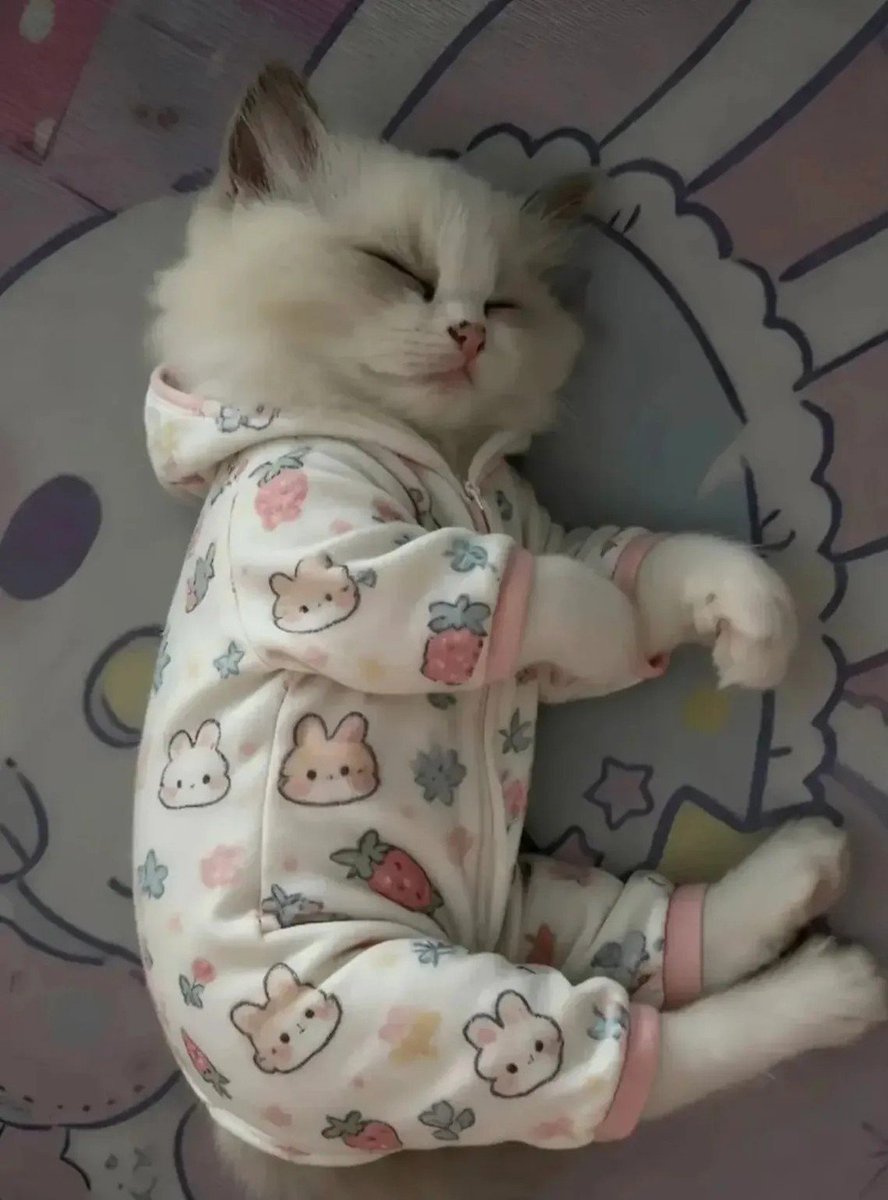 davinaanadaa's tweet photo. “Ngapain sih kucing dipakein baju?” 😭 Ya gimana, anak sendiri minta gaya harus diturutin 😌 Kalau besok minta kuliah, tinggal cari kampus yang nerima mahasiswa berbulu 🫣🐱 https://t.co/kii06CfHoI