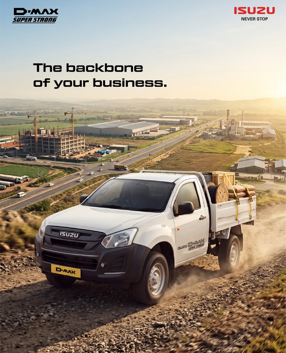 ISUZUHyderabad's tweet photo. Every business has a lot riding on it. Orders to fulfil, customers to serve, plans to meet. With the ISUZU D-MAX, you have the capability to take it all on.
#ISUZUDMax #SuperStrong #HeavyPerformance #NeverStop #MahavirISUZU https://t.co/VKv93PU5E5