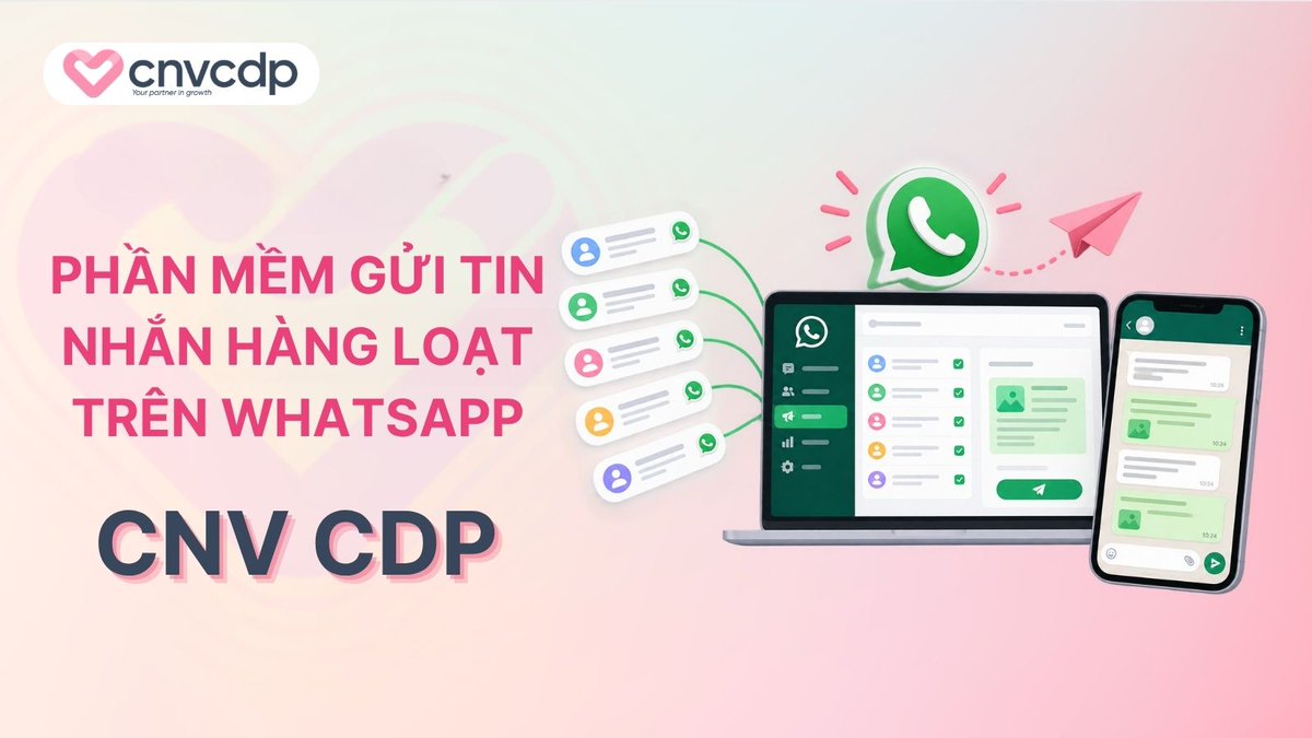 cnvloyaltyvn's tweet photo. Mệt mỏi vì nhắn tin thủ công cho từng đối tác quốc tế? Dùng ngay phần mềm gửi thông điệp hàng loạt an toàn, cá nhân hóa tên từng người mà không lo bị khóa tài khoản!
Xem giải pháp tối ưu: https://t.co/m90lZSQiNo
#CNVCDP #CNV #CDP #tinnhanwhatsapp https://t.co/65tlGBUWJK